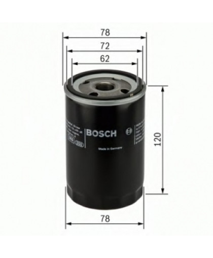 Фильтр масляный H=120mm JAGUAR 2,0-3,0: X-type, XJ 0451103369 BOSCH