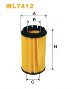 Фильтрующий элемент масляного фильтра WL7412 WIX FILTERS